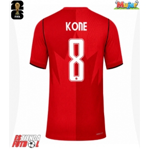 Canadá Ismael Kone #8 Primera Equipación Mujer Mundial 2026 Manga Corta